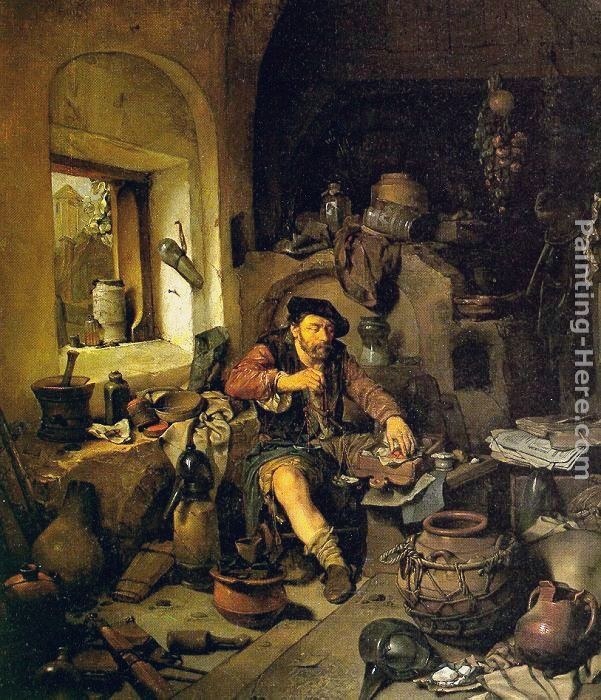 Cornelis Bega The Alchemist